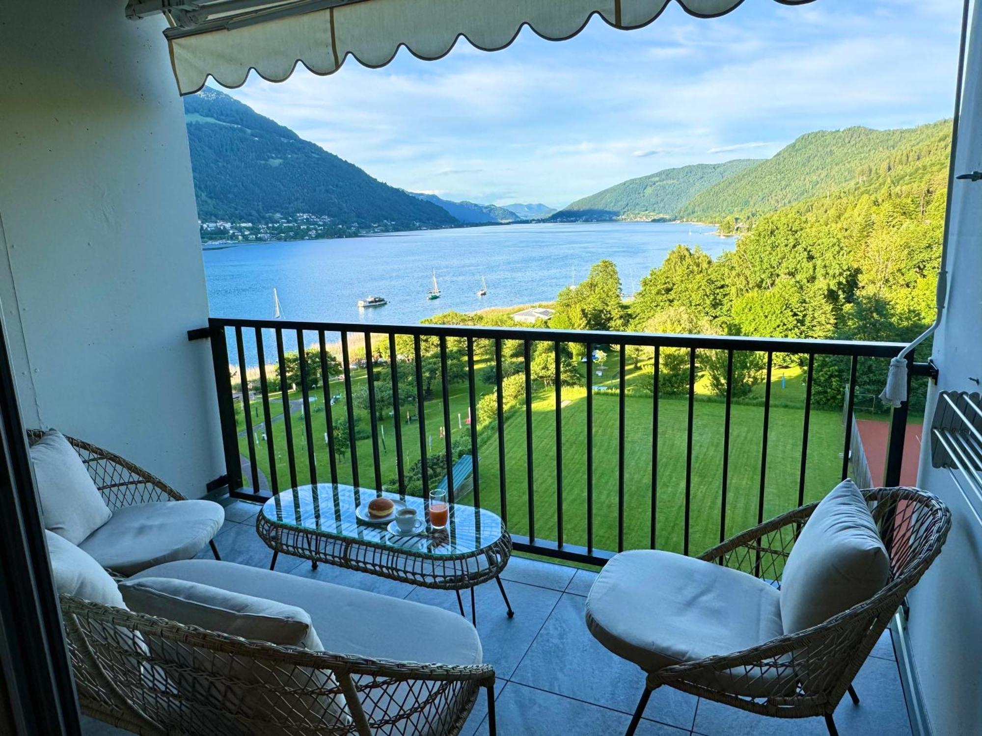 Apartment Am Ossiacher See Mit Seeblick Landskron Luaran gambar